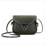 Vintage Crossbody Bag Small Shoulder Bag PU Leather Women Handbag