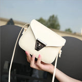 Vintage Crossbody Bag Small Shoulder Bag PU Leather Women Handbag
