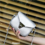 Vintage Crossbody Bag Small Shoulder Bag PU Leather Women Handbag