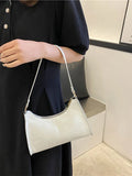 Women's Pu Leather Shoulder Bags Bright Top Handle Female Bags