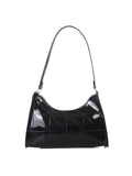 Women's Pu Leather Shoulder Bags Bright Top Handle Female Bags