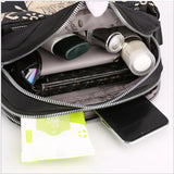 Women's Nylon Print Shoulder Messenger Bags Lovely Small Square Bags