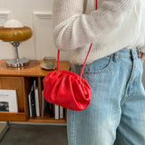 Orange Shoulder Bag Evening Clutch Mini Cloud Bags