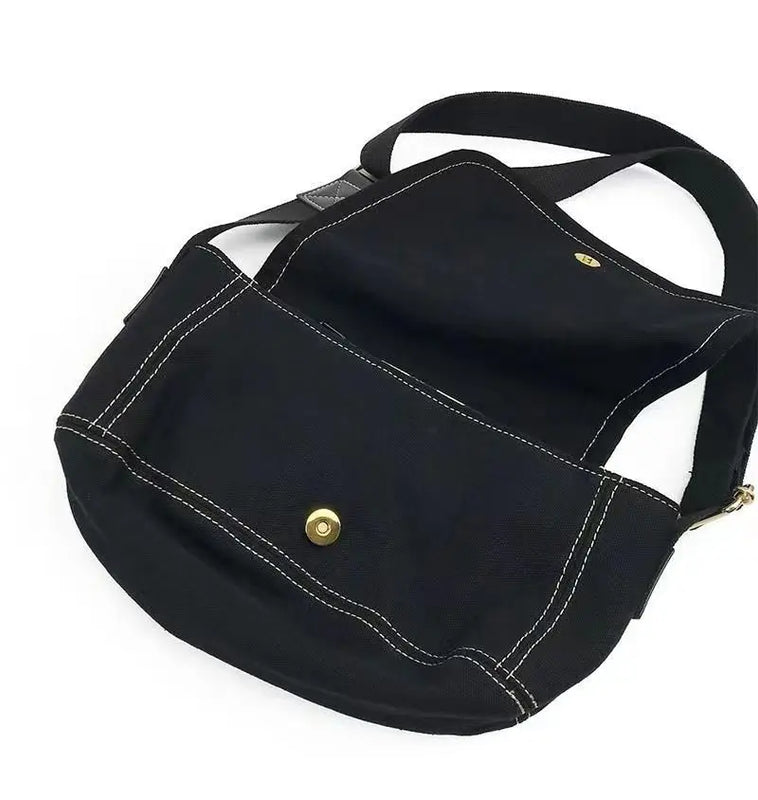 Canvas Planet Pattern Handbag Crossbody Bag