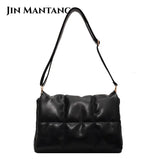 Women's Quilted Leather Crossbody Bag for Spring