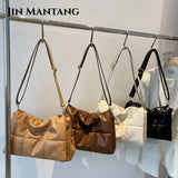 Women's Quilted Leather Crossbody Bag for Spring
