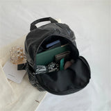 Women's Winter Striped Backpack for School Teenagers