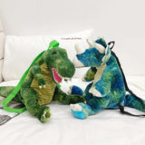 Creative 3D Dinosaur Backpack Plush Bag for Kids