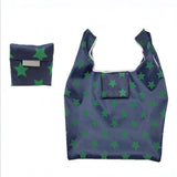 Green Shopping Bag Tote Folding Pouch Handbag