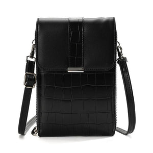 Crocodile Pattern Mini Phone Bag Wallet Purse