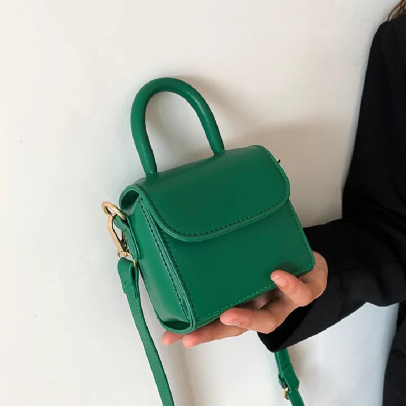 Solid Handheld Small Square Bag for Children