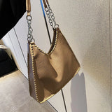 Fashionable Leisure Tote Chain Daily PU Leather Women Shoulder Bags