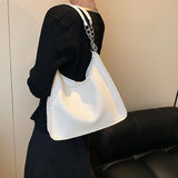 Fashionable Leisure Tote Chain Daily PU Leather Women Shoulder Bags