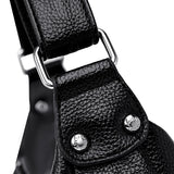 Fashionable Leather Work Shoulder Bag with Adjustable Strap