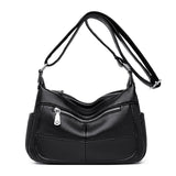 Fashionable Leather Work Shoulder Bag with Adjustable Strap