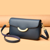 Stylish Women Leather Crossbody Bag High Capacity Work Handbags