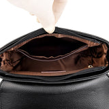 Stylish Women Leather Crossbody Bag High Capacity Work Handbags