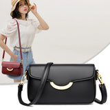 Stylish Women Leather Crossbody Bag High Capacity Work Handbags