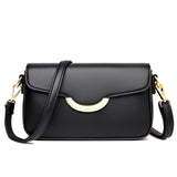 Stylish Women Leather Crossbody Bag High Capacity Work Handbags