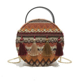 National Sugaret Small Round Bag Girl Chain Handheld
