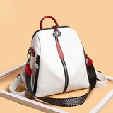 Stylish PU Leather Ladies Backpack Shoulder Bag