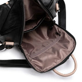 Stylish PU Leather Ladies Backpack Shoulder Bag