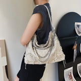 Women Shoulder Bags Casual Tote Handbag Large Capacity Party Pockets