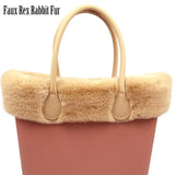 Faux Rex Rabbit Fur Trims for O BAG Decoration Classic Mini Obag