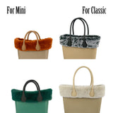 Faux Rex Rabbit Fur Trims for O BAG Decoration Classic Mini Obag