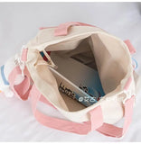 Female Casual Nylon Shoulder Bag Woman's Diagonal Straddle Totes