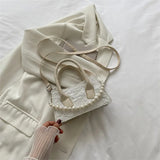 Sweet Ins Solid Handbag Women Crossbody Bag