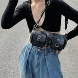 Dark Spice Girl Underarm Bag Senior Texture Strap Crossbody Bag