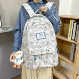 Waterproof College Backpack Women Laptop School Bags