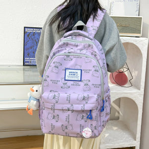 Waterproof College Backpack Women Laptop School Bags