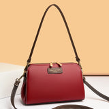 Women's Leather Crossbody Shoulder Bag Casual Work Handbag