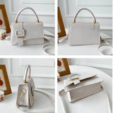 Female Handbags Buckle Crossbody Bag One Shoulder Small Square Bag