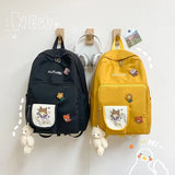 Girl's Harajuku Style Backpack for High School