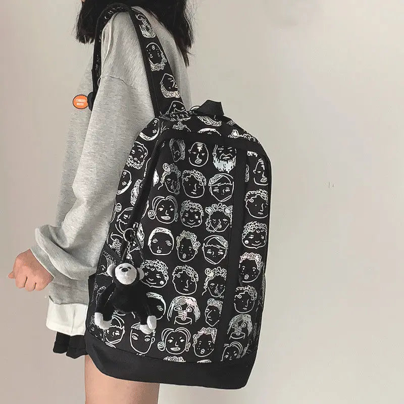 Large-capacity Backpack for Female High School and College Students
