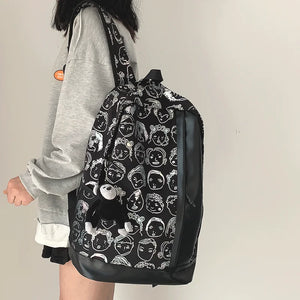 Large-capacity Backpack for Female High School and College Students