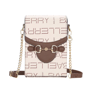 Women Large Chain Diagonal Bag Multifunction Crossbody Wallet