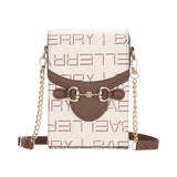Women Large Chain Diagonal Bag Multifunction Crossbody Wallet