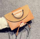 Women's Faux Leather Messenger Bag Casual Clutch