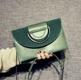 Women's Faux Leather Messenger Bag Casual Clutch