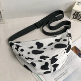 Women's Small Shoulder Bag Lightweight Messenger Bag Cow Pattern