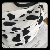 Women's Small Shoulder Bag Lightweight Messenger Bag Cow Pattern