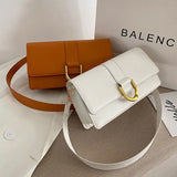 Women Soft PU Leather Handbag Underarm Shoulder Crossbody Messenger Bag