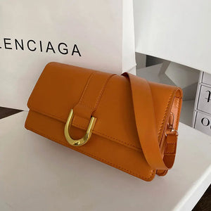 Women Soft PU Leather Handbag Underarm Shoulder Crossbody Messenger Bag