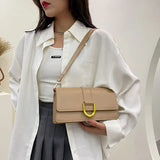 Women Soft PU Leather Handbag Underarm Shoulder Crossbody Messenger Bag