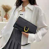 Women Soft PU Leather Handbag Underarm Shoulder Crossbody Messenger Bag