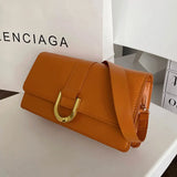 Women Soft PU Leather Handbag Underarm Shoulder Crossbody Messenger Bag